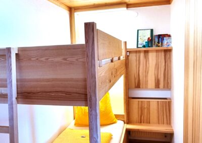 Kleines, aber feines Zimmer mit Stockbett. Wohnung Abendsonne_Ferienwohnungen Perhofer