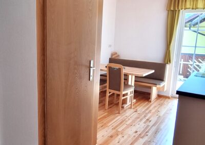 Eingang zur Wohnung Abendsonne