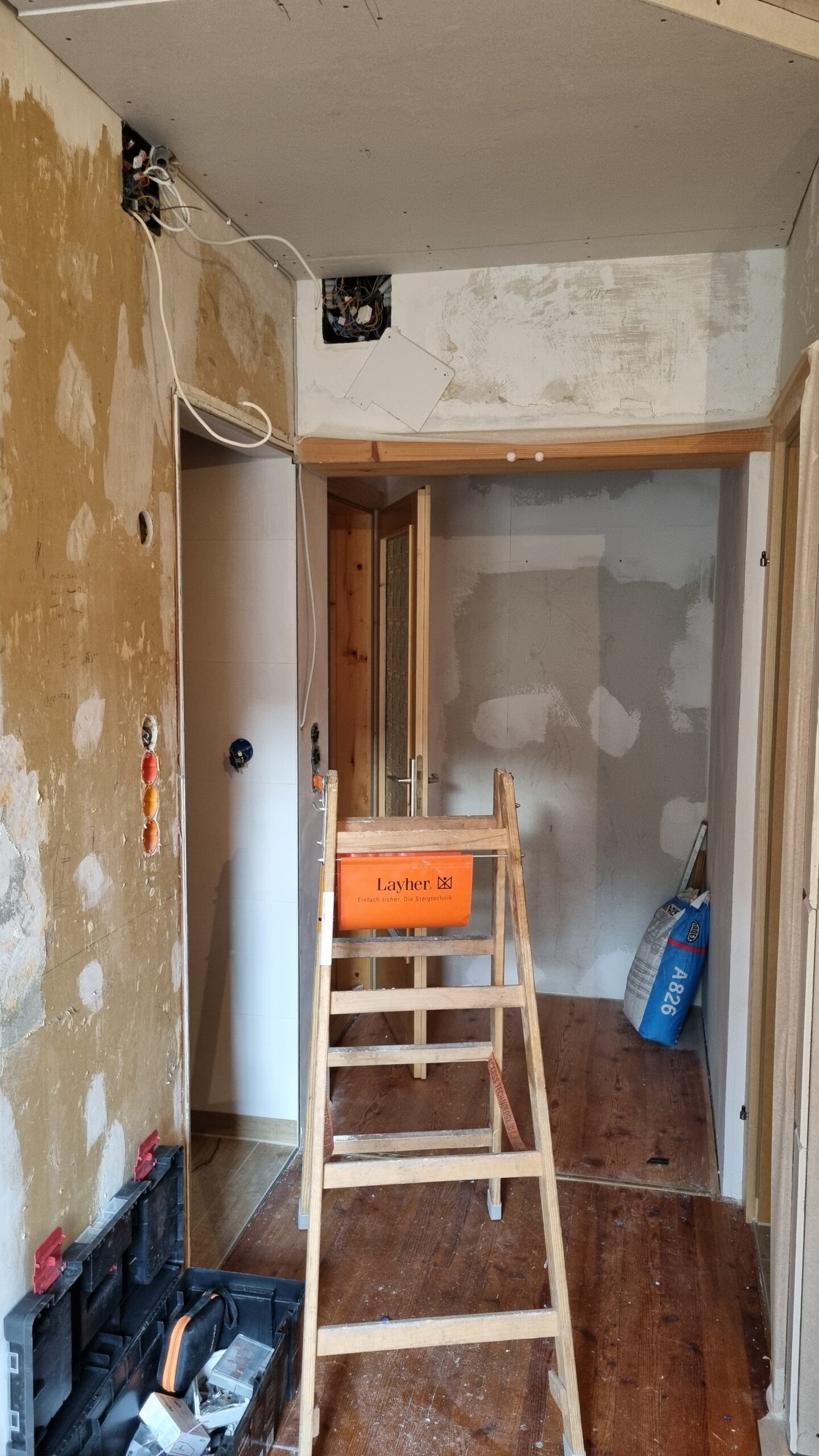 Renovierung_Wohnung Abendsonne_Ferienwohnungen Perhofer