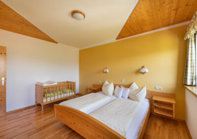 Schlafzimmer in der Ferienwohnung Morgenrot