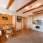 Großzügige Wohnküche der Wohnung Kirschenblüte