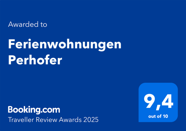 Auszeichnung von Booking. „Traveller Review Awards 2025“