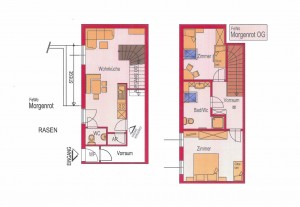 Wohnungsplan -Ferienwohnung Morgenrot