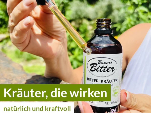 Kräuter, die wirken Bauers Bitter in der Oststeiermark.